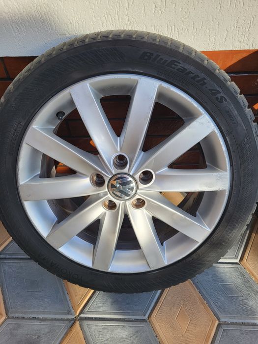 Jante cu cauciucuri de iarna 5X112X17