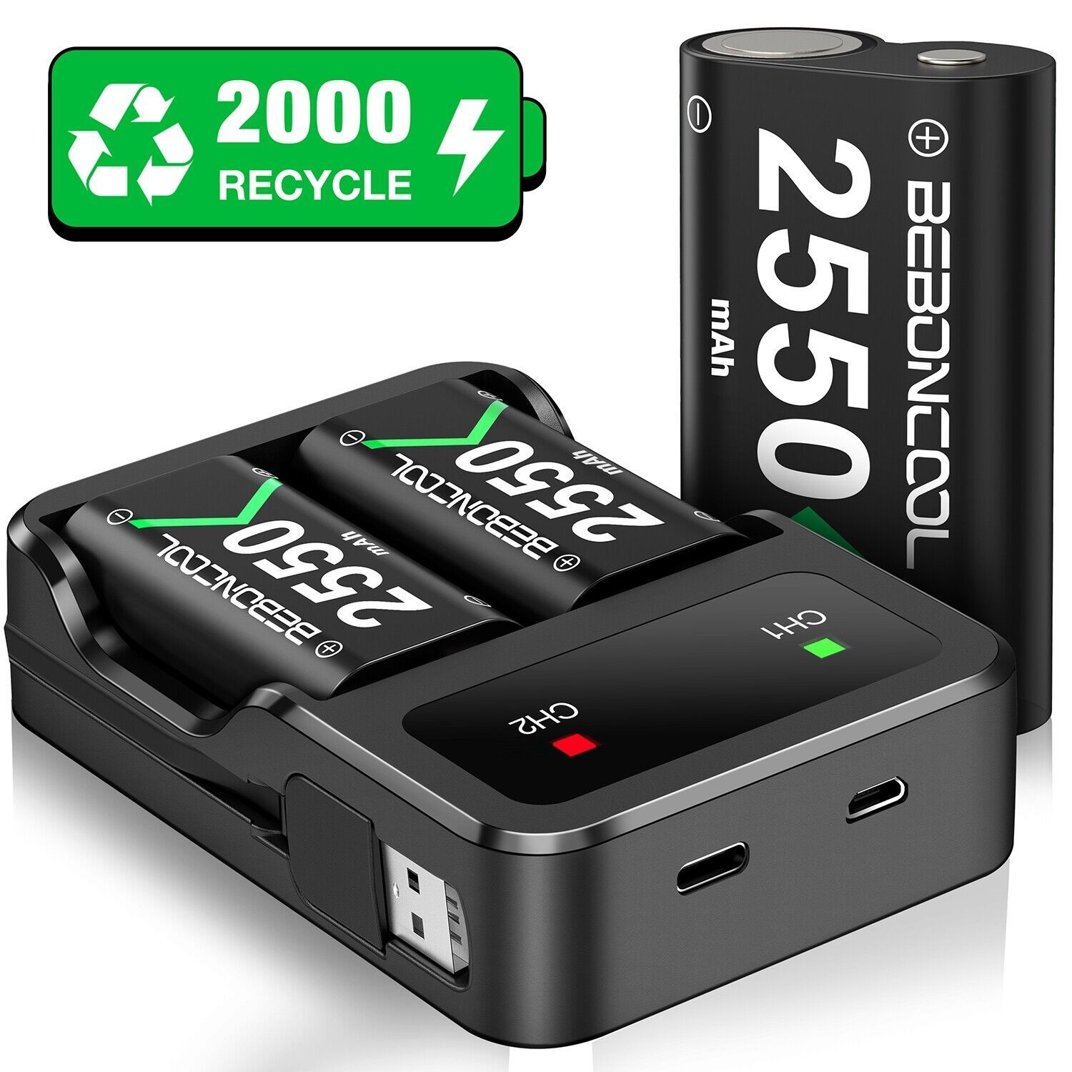 Xbox Оригинални Батерии  2x2550 mAh +зарядно  Series X|S/Xbox One/S/