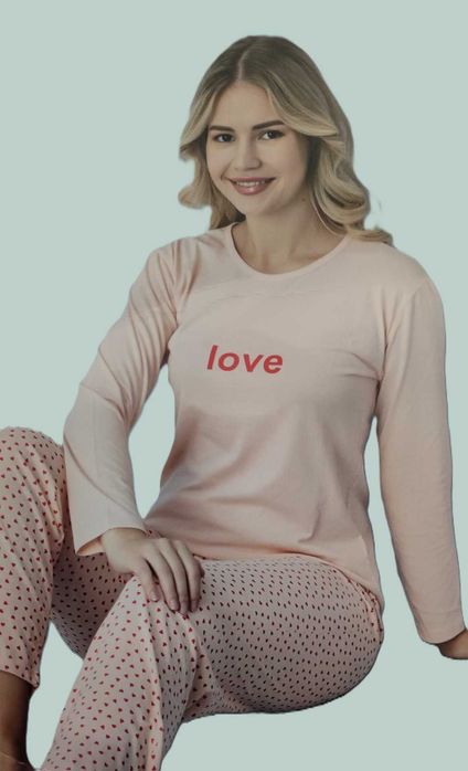 Дамска памучна пижама