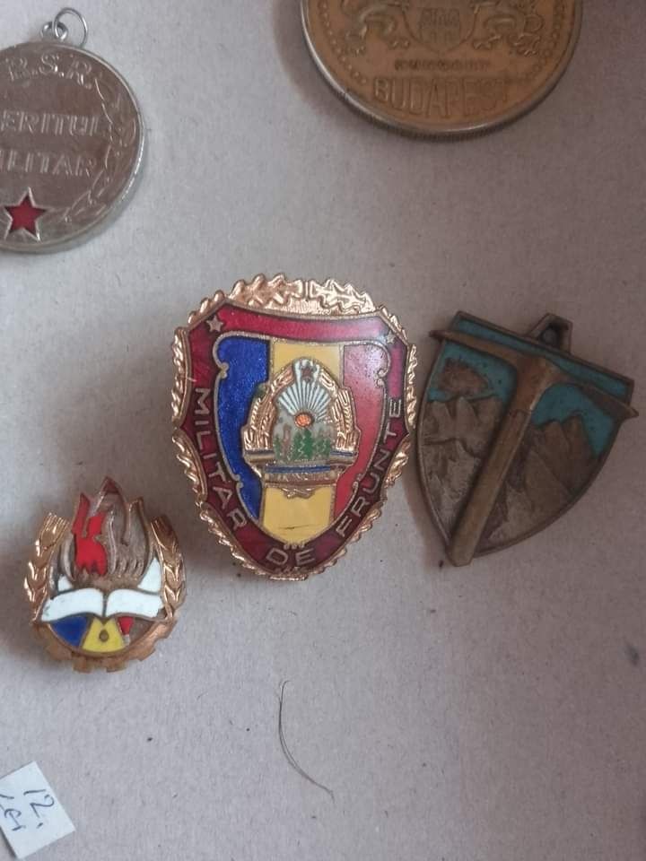 Lot insigne românești, 100 de lei