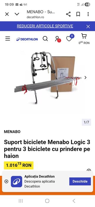 Suport bicicleta Menabo Logic 3