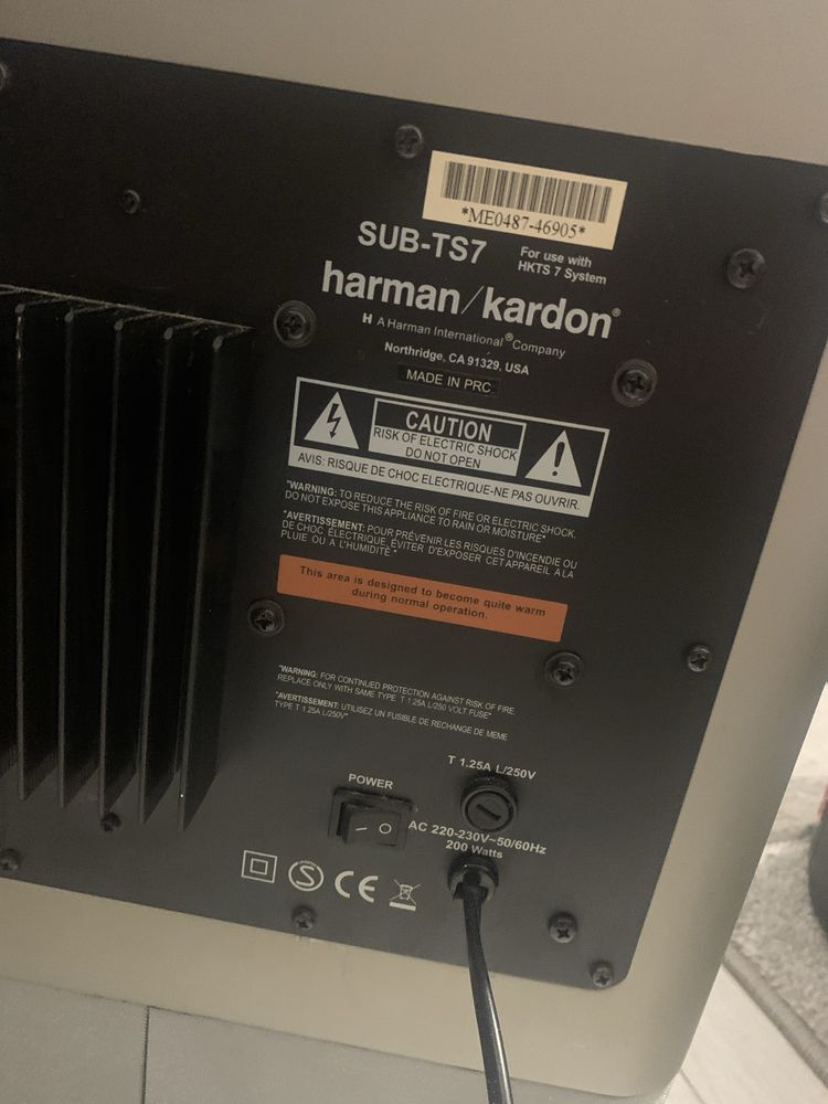 Harman/Kardon Subwoofer activ + sateliti Harman  Kardon