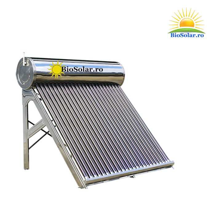 Panou solar Presurizat -INOX 100% -100L / panouri solare -Kit Complet