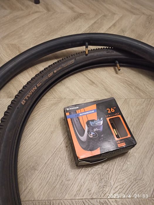 Anvelopa 26" cauciuc MTB DRY1 26x2.00 + Cameră Auto Reparanta nouă+ 2