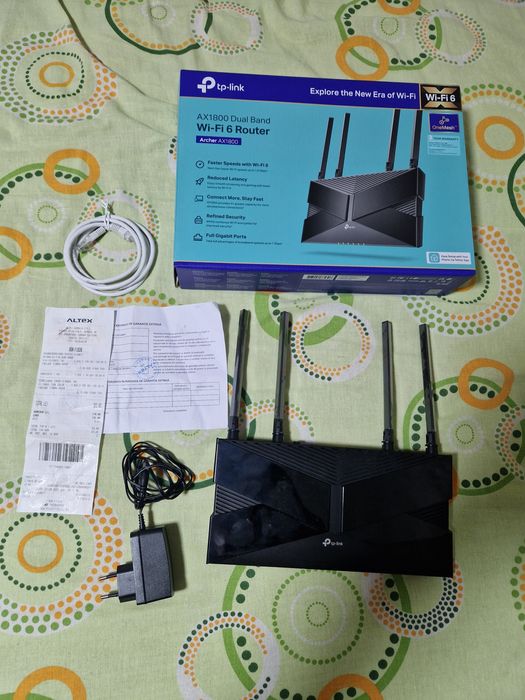 Wi-fi 6 Router, Ax 1800 Dual Band