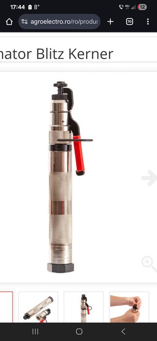 Asomator cu capsa blitz kerner  nou. Neutilizat