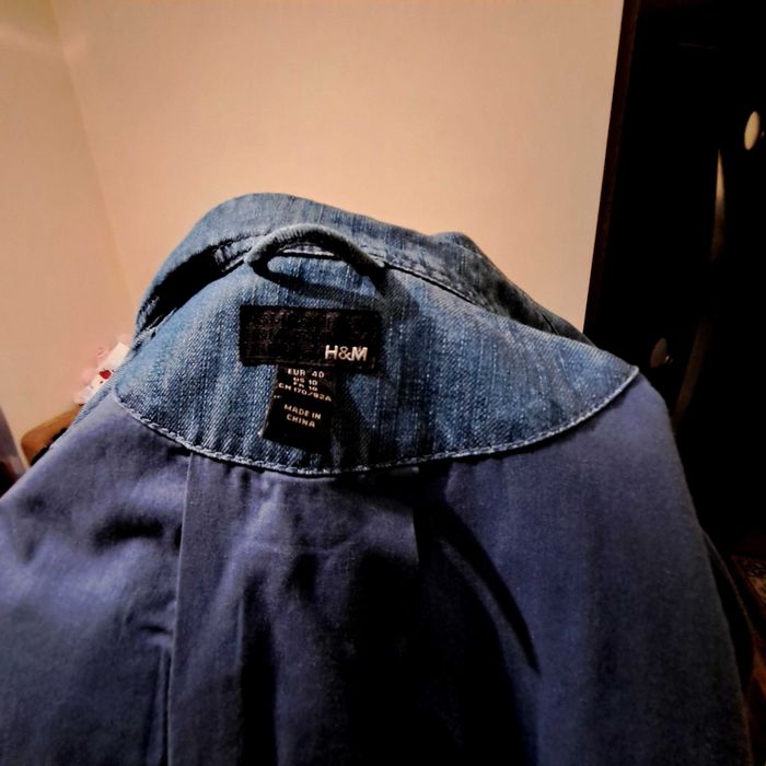 Trench denim captusit,