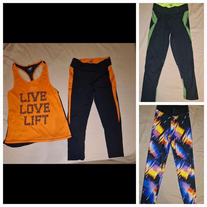 лосины и майка для спорта за всё 2500