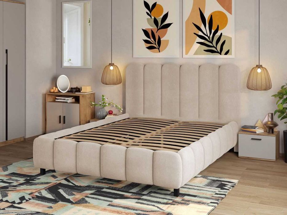 Set Mobila Dormitor Casmir / Stejar Siena C13 - Transport Gratuit