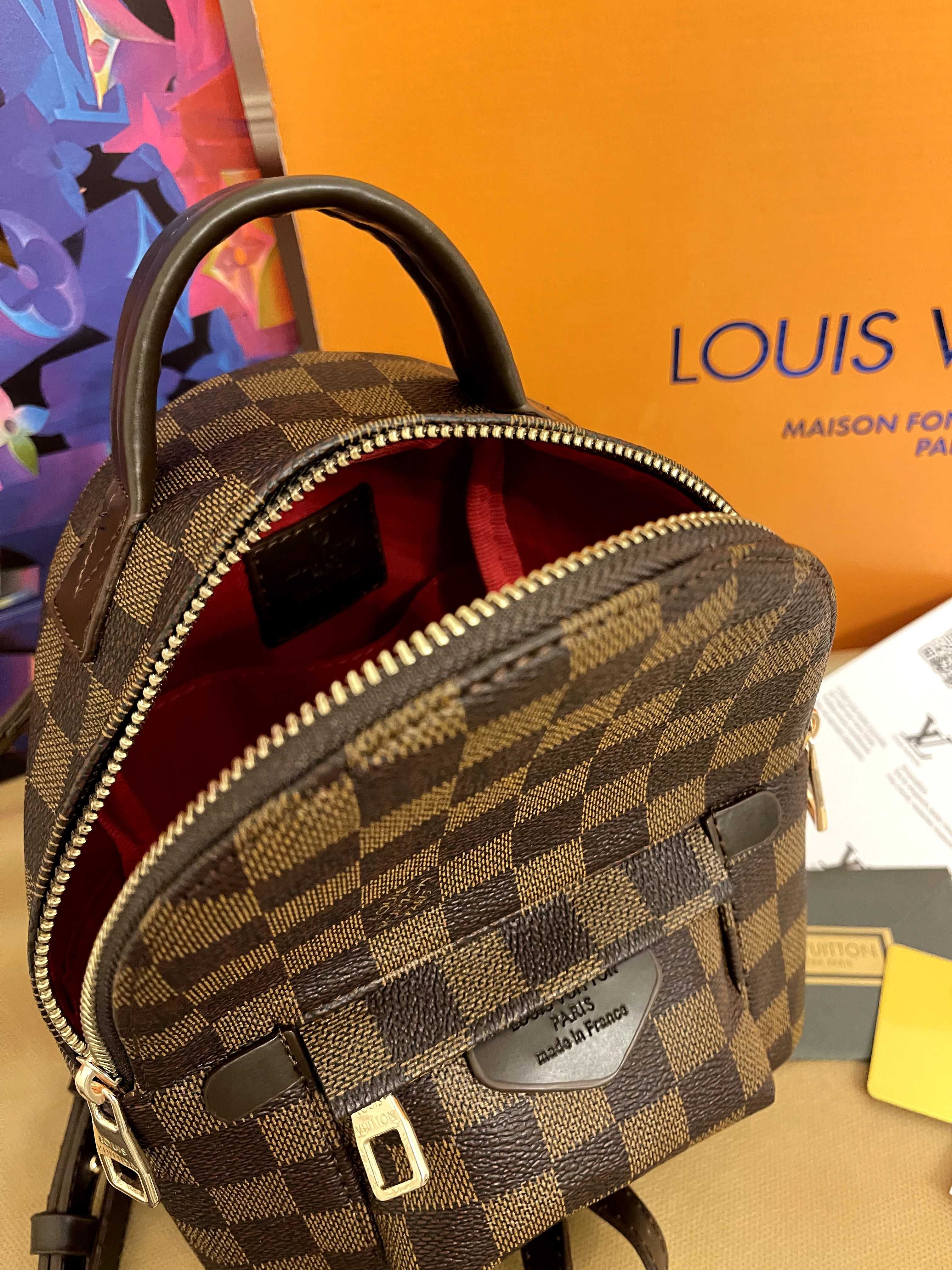 Geantă Louis Vuitton Monogram Palm Springs Brown - 18cm x 20cm