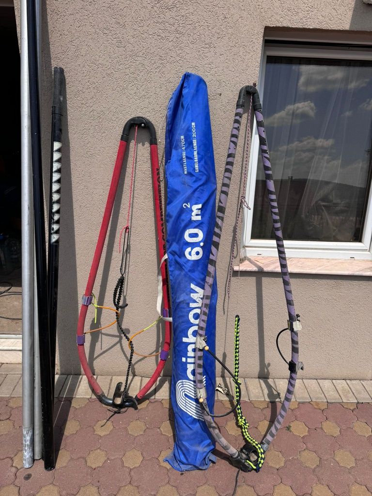 Windsurf complet F2 Xenon Slalom cu 3 vele NeilPryde