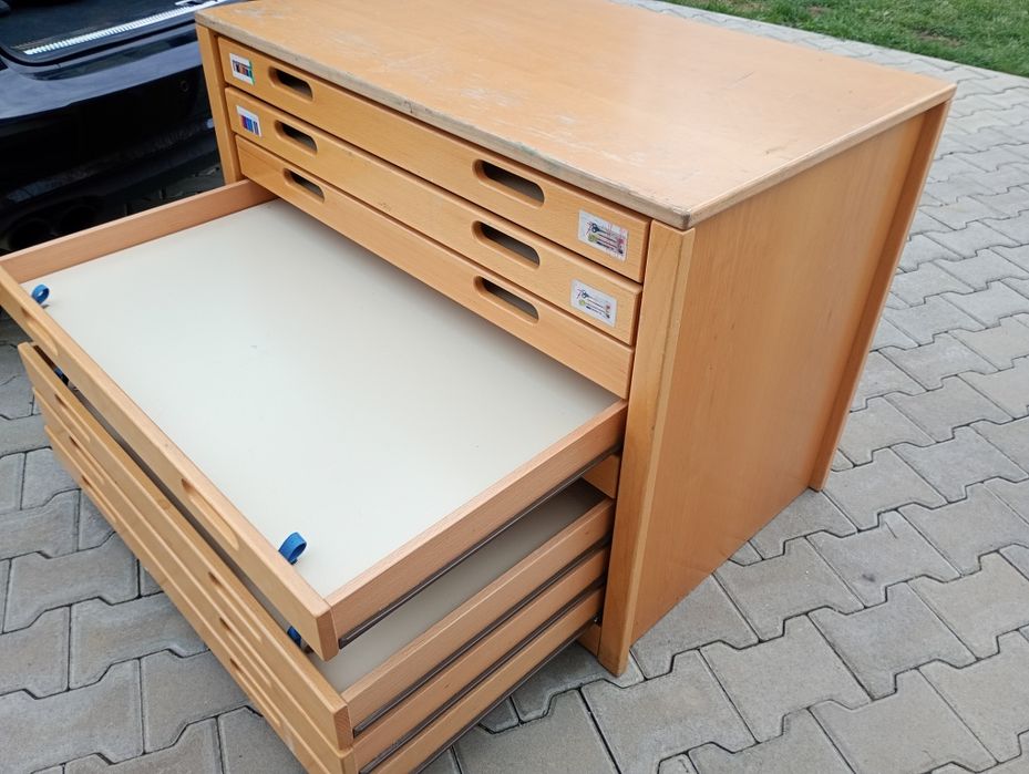 Dulap lemn cu multe sertare