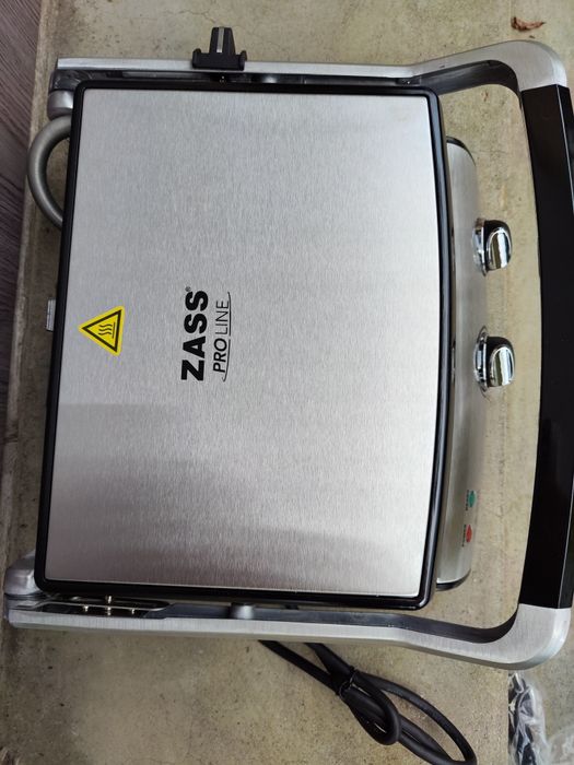 Grill electric Zass Grill & Panini Chef ZPG 02,nou.