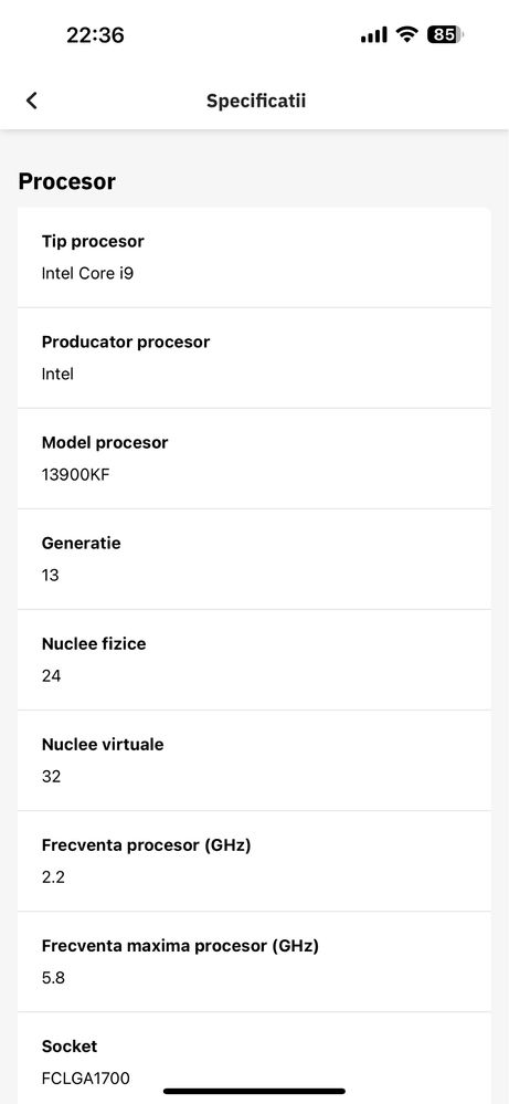 Vand Sistem Desktop Gaming LENOVO Legion T7