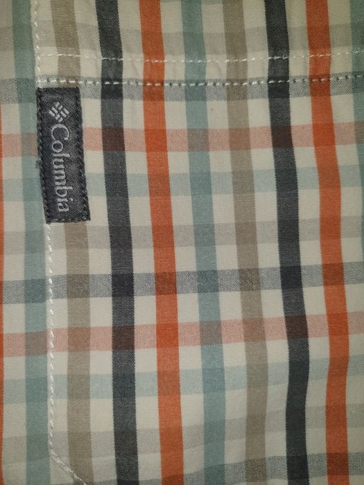 Vand camasa barbateasca cu patratele Columbia S