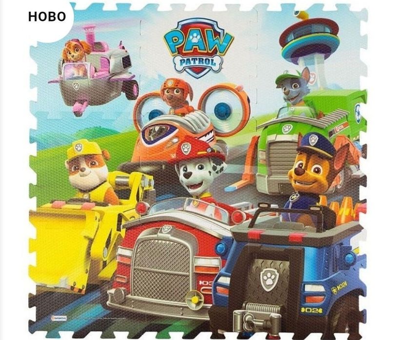 Детски килим пъзел с дисни герои