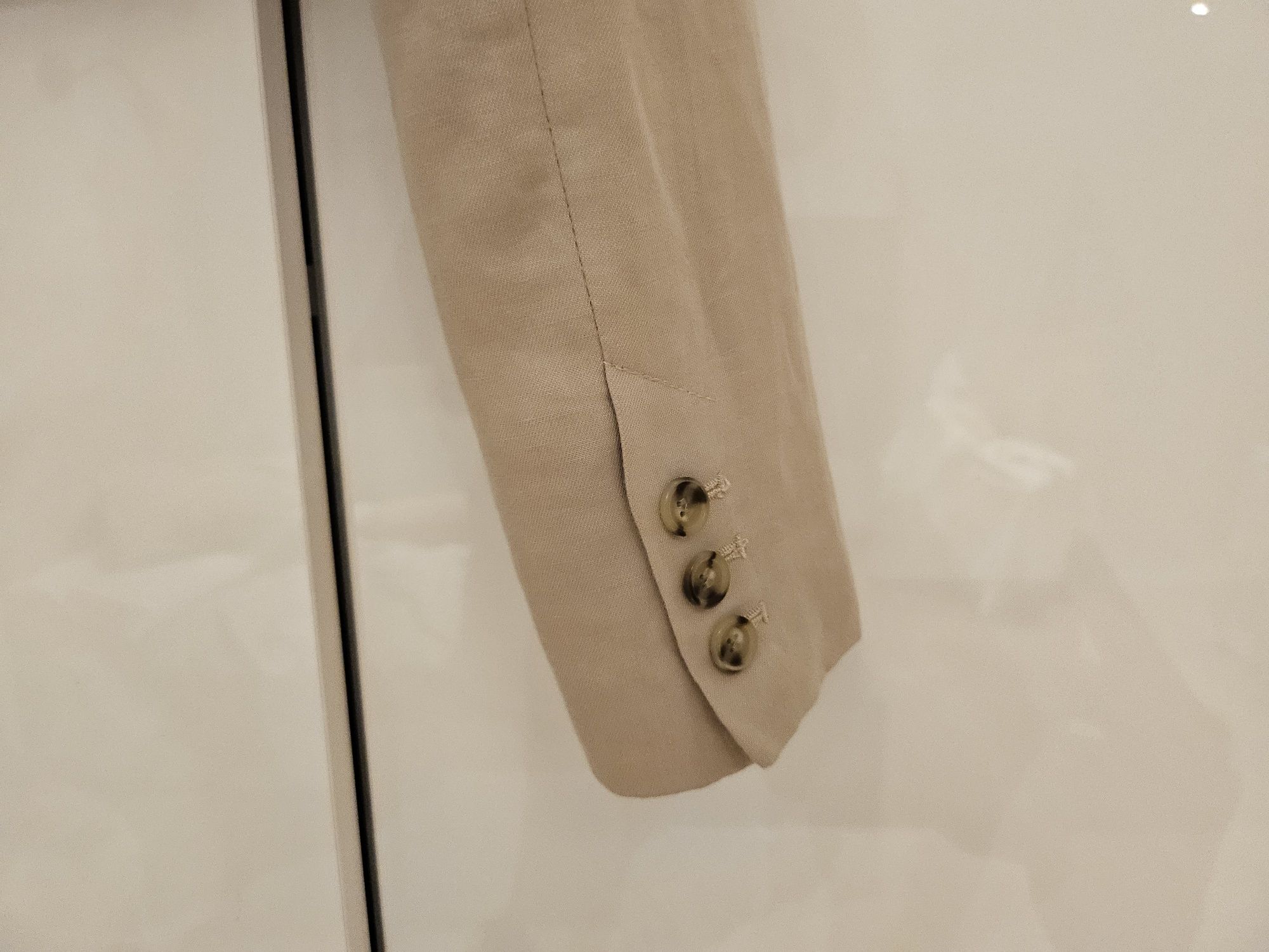 ZARA Cropped Linen сако XS