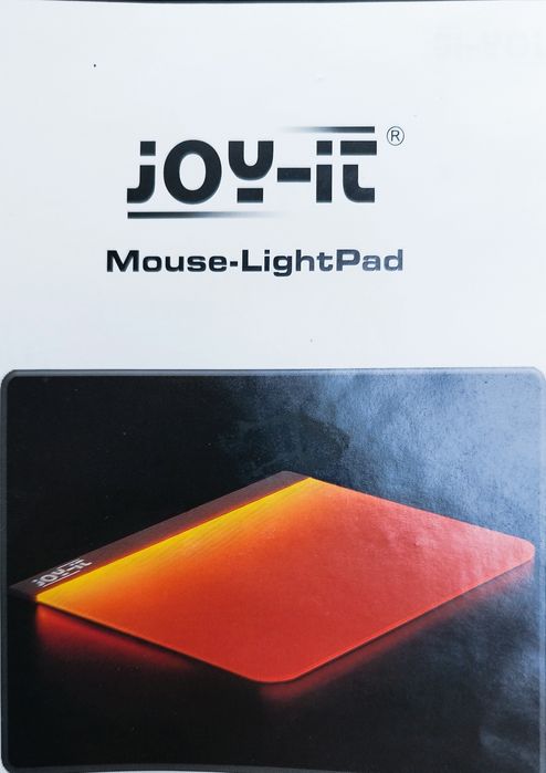 Светеща подложка за мишка, наречена "JOY-IT Mouse-LightPad