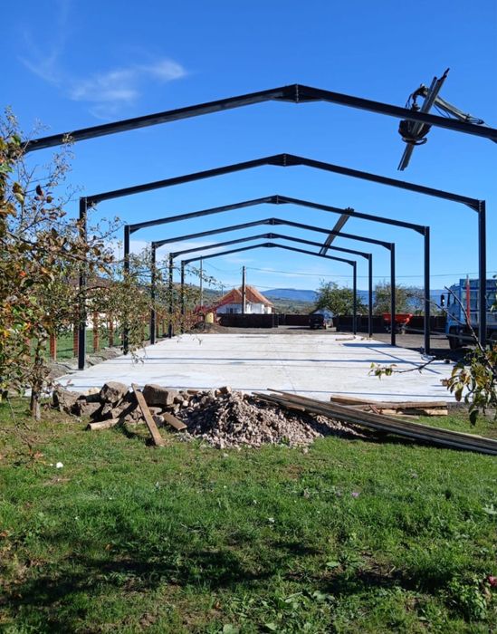 Vand structura metalica 12x25 din europrofile ipe livram si montam