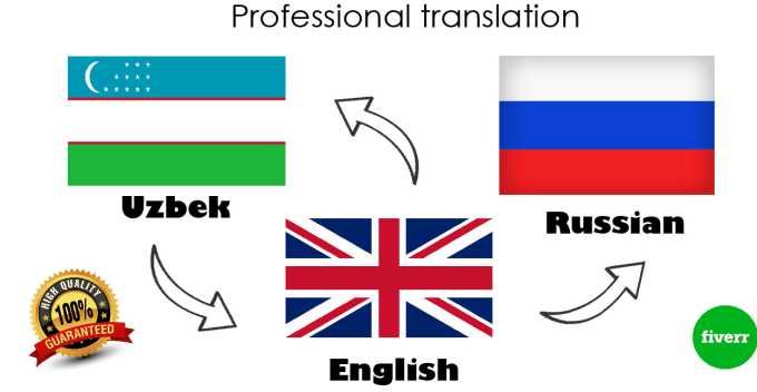 Uzbek – Ingliz – Rus: Tarjima va Ovoza Xizmatlari. Услуги переводчика