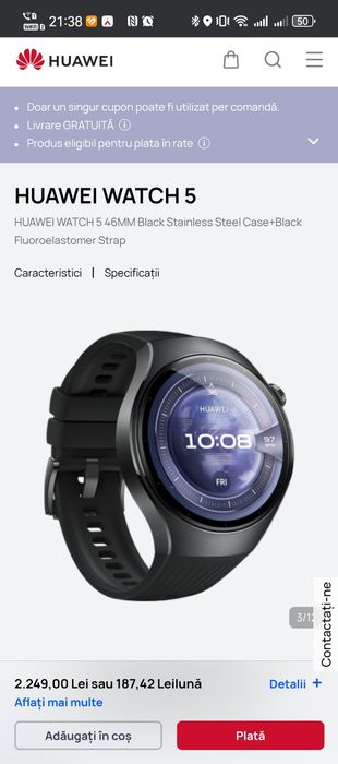 Huawei Watch 5 black