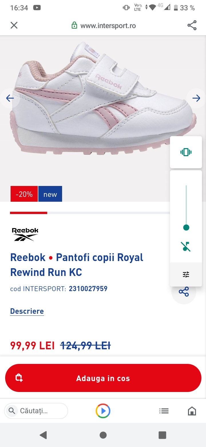 Adidași Reebok,Nr 28