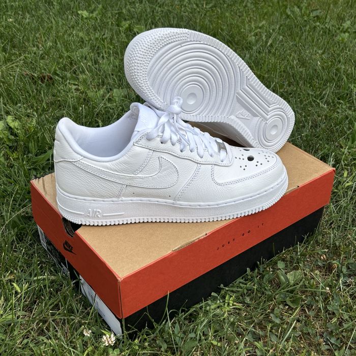 Nike Air Force 1 Low Triple White “Jason Voorhees”