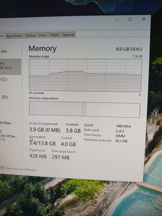 Рам памет SK Hynix (2x4gb)