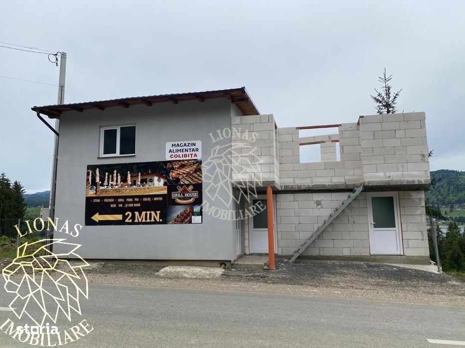 Imobil cu magazin 75 mp-teren 200 mp-Oportunitati Business-Colibita