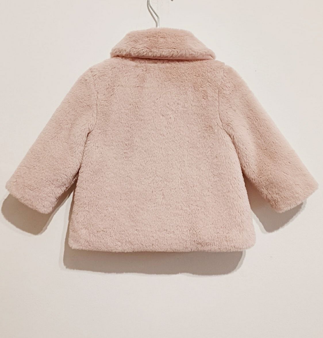 Palton din blană artificială C&A Baby Club bebeluși 80 cm
