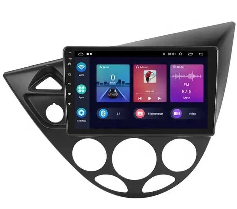 Мултимедия за Ford Focus Двоен дин Навигация плеър екран Android GPS