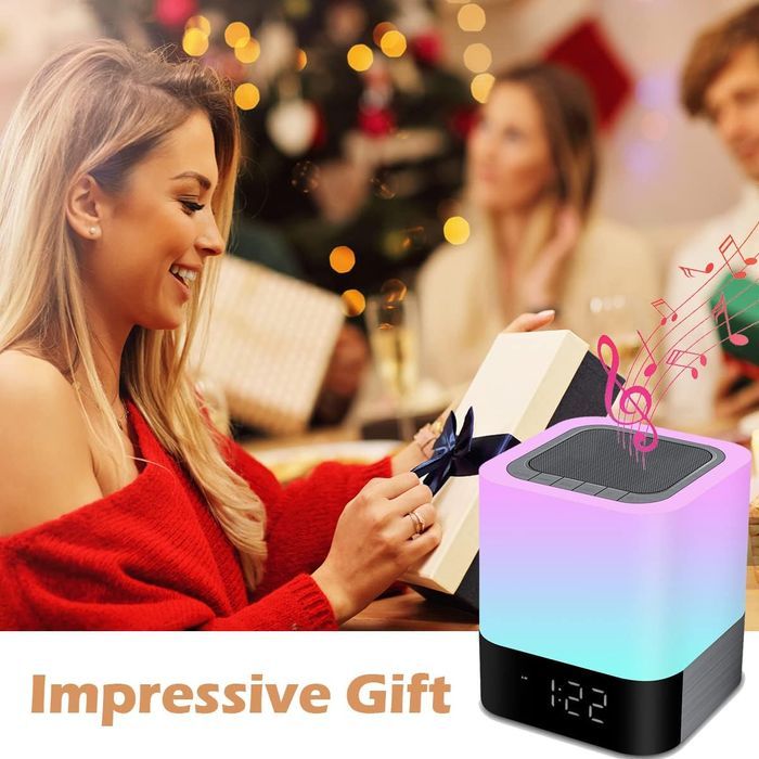 Lampa RGB cu boxa bluetooth incorporata si ceas, NEGOCIABIL