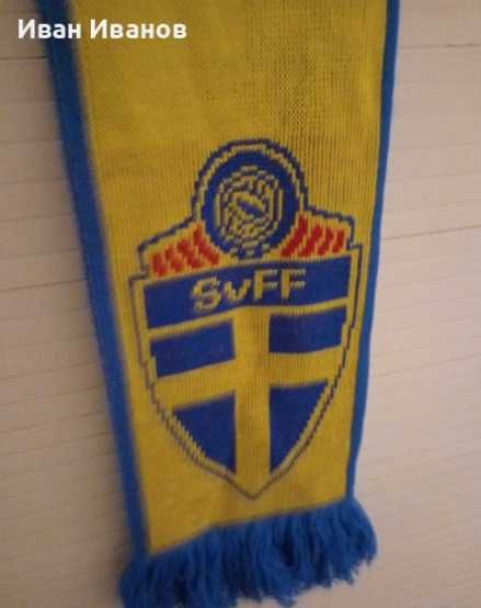 Оригинален чисто нов шал на Швеция