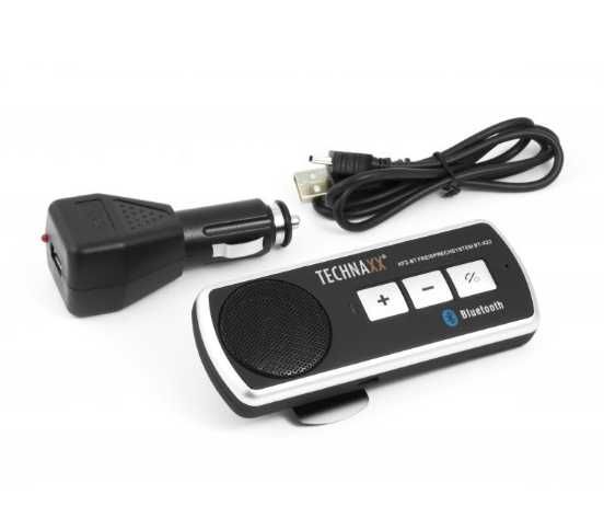 Carkit handsfree auto Bluetooth BT nou+cadou-incarcator wireless pad