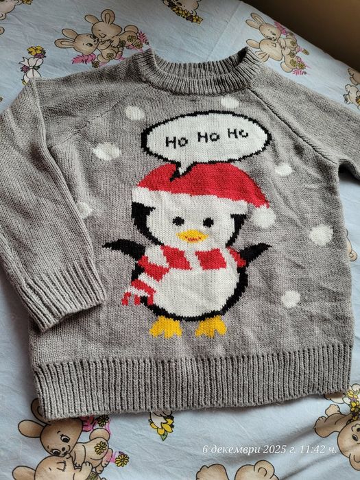 Детски коледни блузки размер 11-12г и 122/128