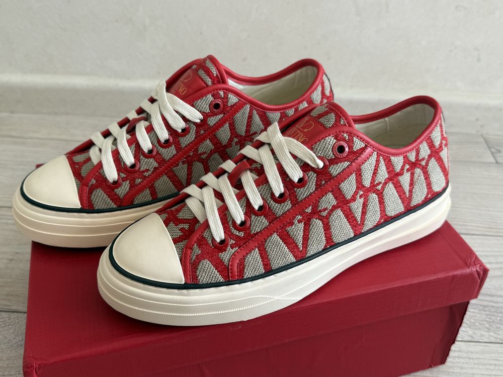 Valentino Red V Logo Sneakers
