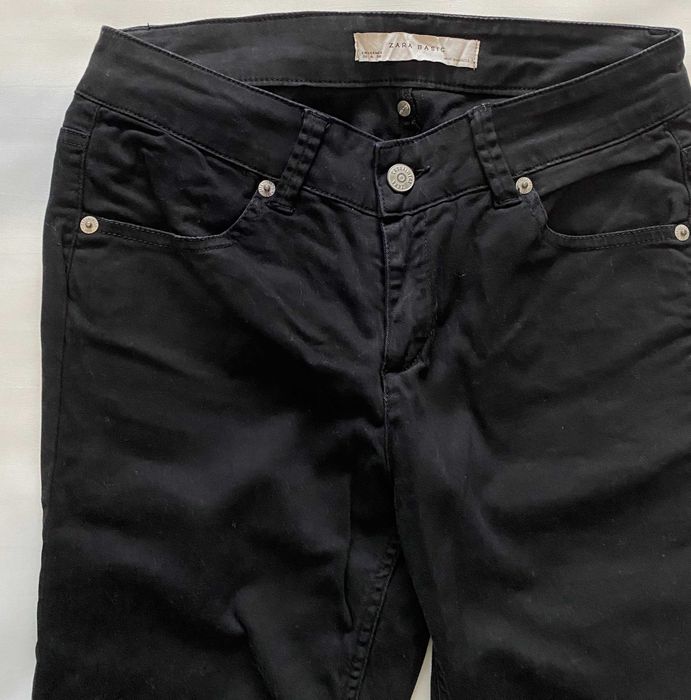 Blugi dama, Zara, skinny, negri, 36