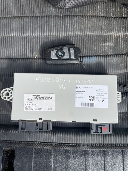 CAS модул от BMW F25 x3 с ключ (US SPEC)