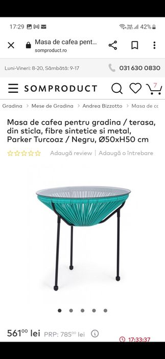 Se vinde masuta Mobexpert 199 lei impecabilă