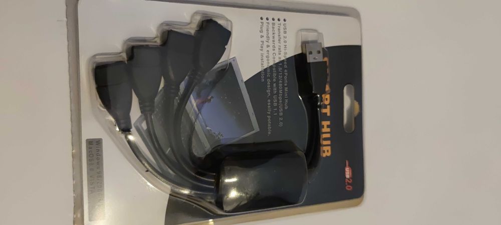 Splitter Smart Hub USB 4 porturi pe cablu