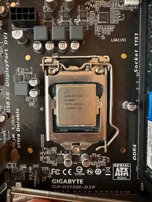 Super OFERTA Kit Placa de baza Gigabyte H110 Intel i5 6600 + 16gb DDR4