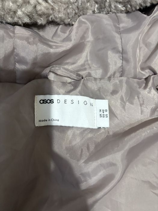 Geaca/palton/blana gri dama Asos, XL