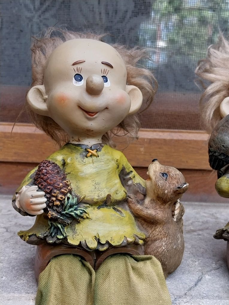 Spiriduși, troli din pădure, figurine decor