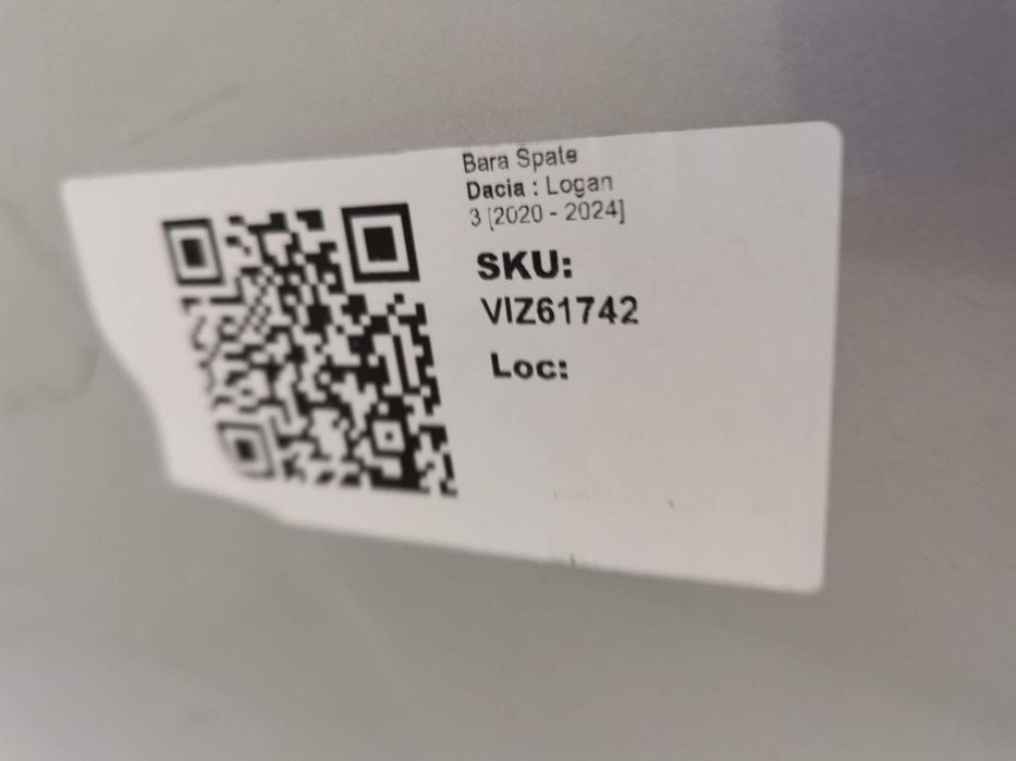 Bara Spate Dacia  Logan 3 2020 2021 2022 2023 2024 Originala In Stare