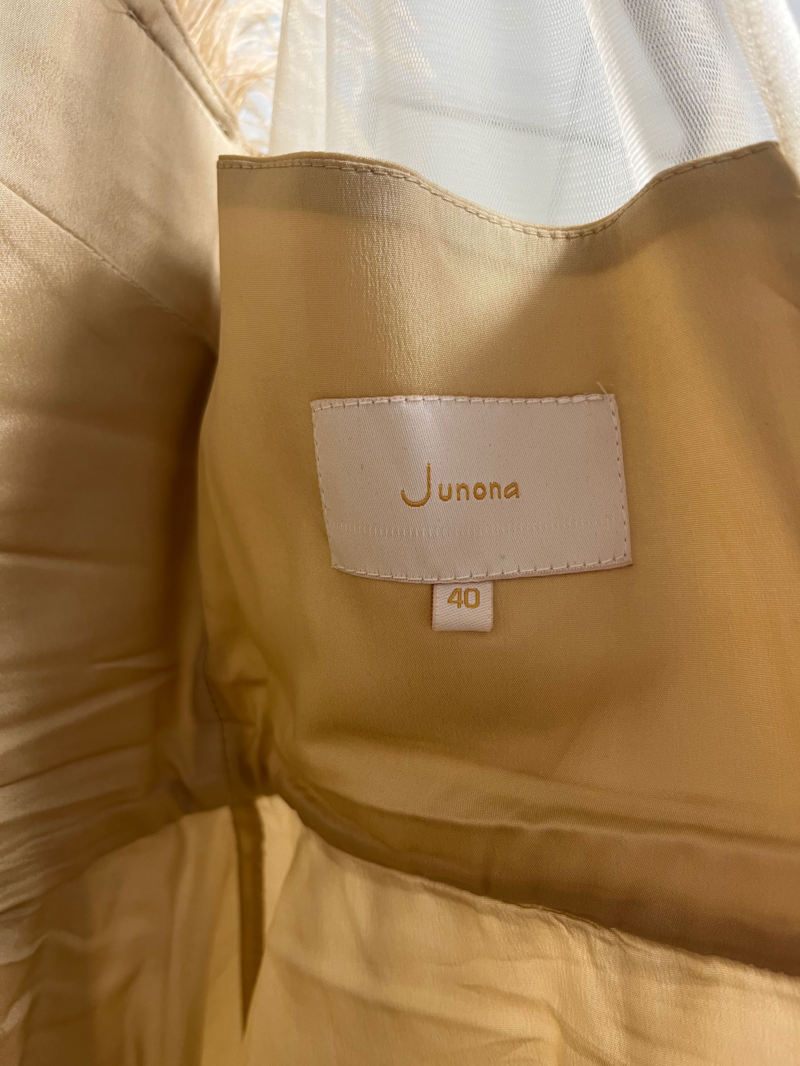 Рокля Junona с тюл и пера