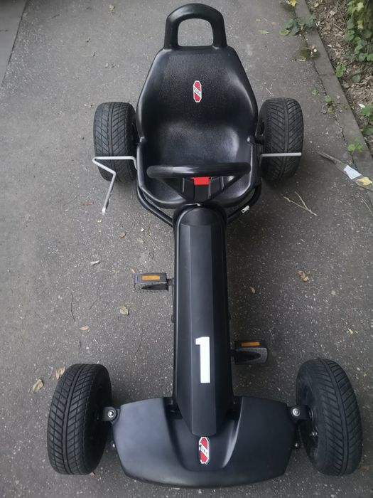 Cart/Kart cu pedale PUKY F1 pt. copii 6 la 12 ani negru