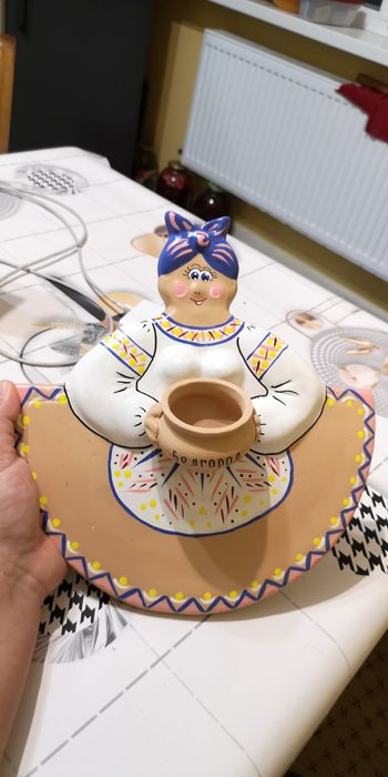 Глиняное декоративне панно 30 см