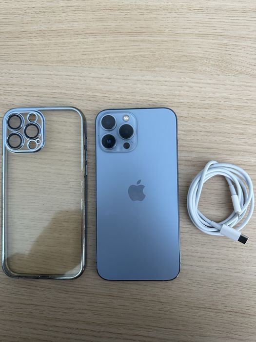 iPhone 13 Pro MAX 128GB Безупречен  С кутия и кабел