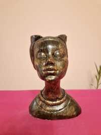 Statueta cap de printesa africana