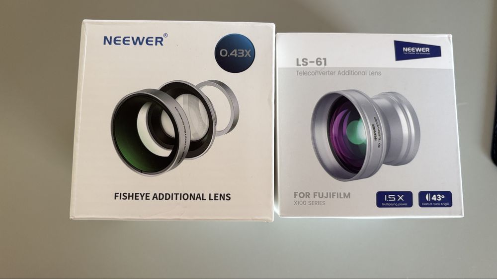 Neewer LS-46 (15mm) si LS-61 (50mm) pentru Fujifilm X100V X100VI